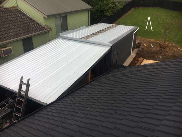 New metal roof